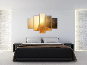 Tabloului muntelui în ceață (150x105 cm)