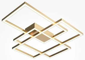 Lustra LED aplicata design minimalist Rida aurie