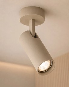 Spot aplicat directionabil cu bec GU10 Linca taupe