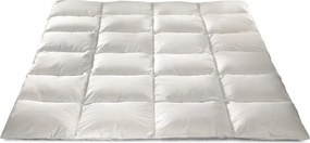 decoDoma Pătura matlasată cu umplutura de pene 140 x 200 cm