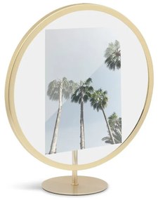 Ramă foto cu suport Umbra Infinity, 12 x 18 cm, auriu