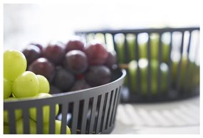 Fructieră YAMAZAKI Tower, ⌀ 25 cm, negru