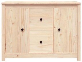 Servanta, 100x35x74 cm, lemn masiv de pin 1, Maro