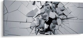 Tablou abstracție 3D (120x50 cm)