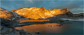Tablou cu peisaj montan (120x50 cm)
