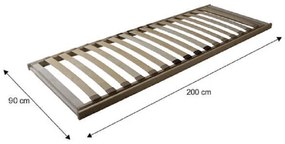 Suport pentru saltea pliabil, 90x200, BASIC FLEX FRONT