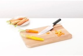 Cutit Brabantia Profile Chef's 1003296, 19.5 cm, Otel calit, Rezistent la zgarieturi si coroziune, Negru