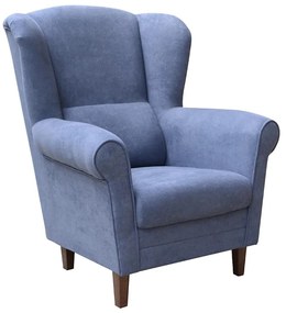 Fotoliu cu aripi GALA albastru