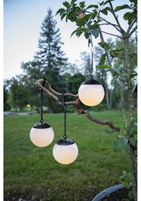 Set de 3 decorațiuni luminoase de exterior Star Trading Globus, ø 10 cm