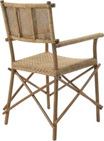 Scaun design clasic din rattan Johor, natur 114647 HZ