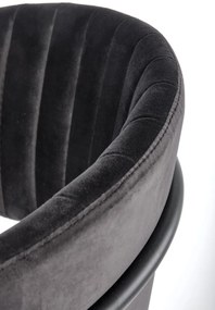 Scaun K426 Velvet Negru – l57 x A54 x H79 cm