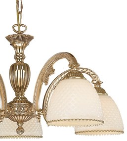 Candelabru din alama 5 brate design italian 7105