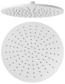 Cap de duș alb din alamă ø 30 cm – Sapho