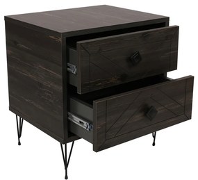 Măsuță de noptieră Luna Dark Brown