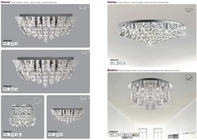 Plafoniera eleganta design modern Hanna 8L