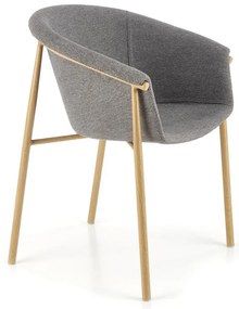 Scaun de bucaterie Lester, gri