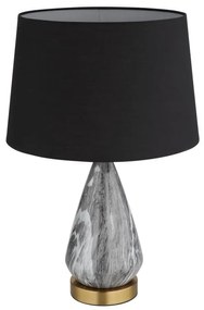 Veioza/Lampa de masa design decorativ KISA alama/negru