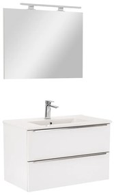 Mobilier complet de baie Vario Trim 80 alb-alb