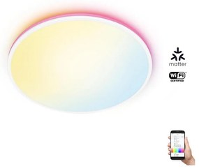 WiZ - Plafonieră LED RGBW RUNE 21W 230V albă Wi-Fi dimabilă