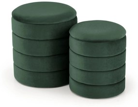 Set 2 buc. taburete Pachio (verde închis). 1092550