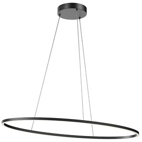 Redo 01-3339 - Lustră LED reglabilă pe cablu LEO LED/48W/230V, neagră