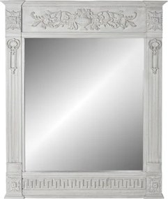 Oglindă decorativă din lemn de mango și MDF, 133×8,5×167 cm, „Grey"