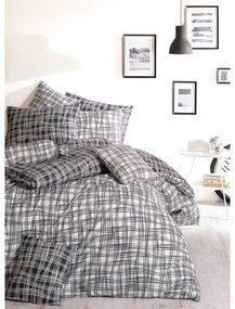 BedTex Lenjerie de pat din bumbac Straw negru, 220x 200 cm, 2 bucăți 70 x 90 cm