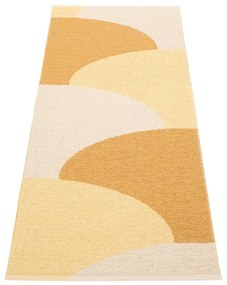 Covor tip traversă pentru interior și exterior galben ocru 70x180 cm Hill Ochre Pale Yellow – Pappelina