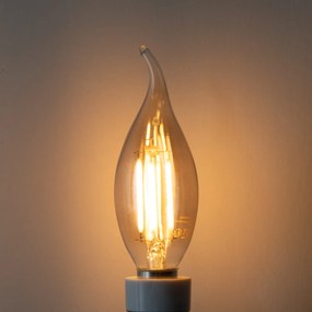 Set de 5 becuri LED E14 dimabile BXS35 fumurii 4W 300 lm 2200K