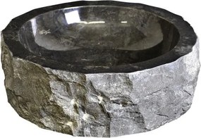 Lavoar DIVERO din piatră naturală - marmură neagră