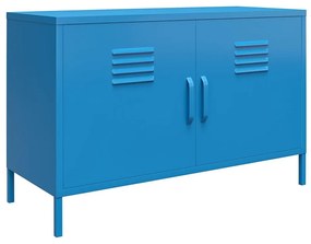 Dulap metalic albastru Novogratz Cache, 100 x 64 cm
