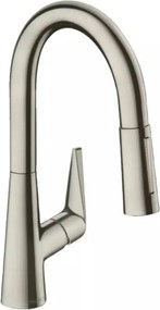 Baterie bucatarie cu dus extractibil crom periat Hansgrohe Talis M51 160 sBox cu 2 jeturi