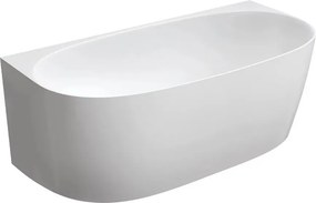 Cada freestanding compozit Omnires Valencia M+ BTW finisaj alb lucios 158x77 cm