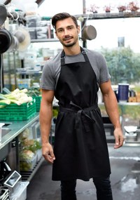 Șorț de bucătar cu pieptar din bumbac organic Fairtrade