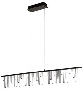 Lustra LED design ambiental deosebit Stellar L-120cm, negru