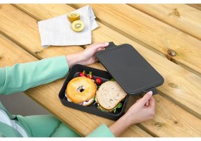 Cutie pentru alimente Brabantia Make&Take 1006287, 2 L, Inchidere etansa, Fara BPA, Gri inchis