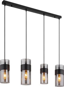 Lustră pe cablu Globo 15718-4 SCARFINA 4xE27/60W/230V