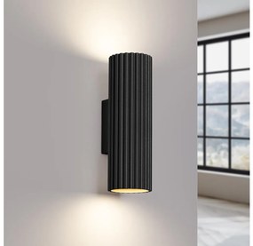 Aplică Brilagi CRESTO 2xGU10/10W/230V 20 cm negru