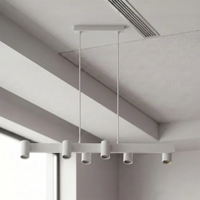 Brilagi - Lustră suspendată pe cablu SELE 6xGU10/30W/230V albă