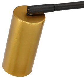 Lampă de perete TINA 1xGU10/15W/230V neagră/aurie