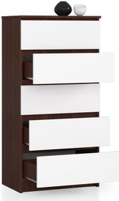 Comodă Kadir TYP3 (wenge + alb). 1068857