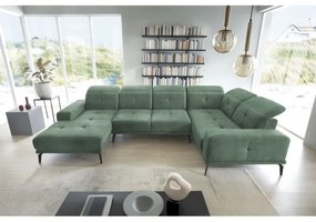 Colțar Neviro 350cm verde