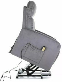 Fotoliu Otus II velvet gri Blu14 H100 cm