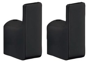 SET 2x cârlig de perete Gedy PIRENEI negru mat