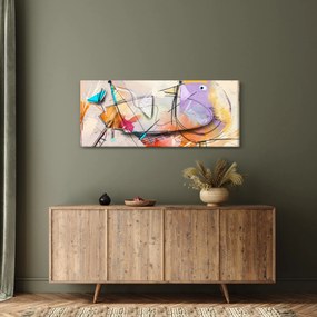 Tablou - Abstract, pasăre (120x50 cm)