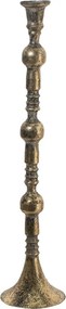 Suport pentru lumanare, auriu, din metal, Ø10x46 cm, Copper