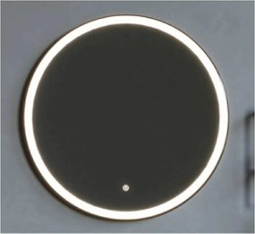 Oglinda cu iluminare si dezaburire Fluminia Black-Boy-90 90 cm