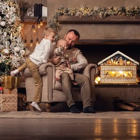 Brilagi - Calendar Advent LED cu LED/2xAA, model Pin