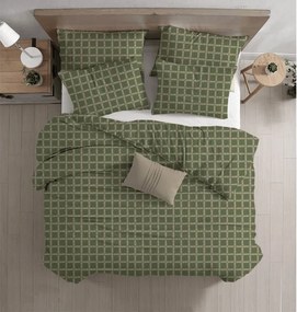 Lenjerie de pat din bumbac Renforce BLOMORA verde Dimensiune lenjerie de pat: 70 x 90 cm | 140 x 200 cm