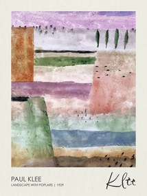 Reproducere Landscape with Poplars (1929), Paul Klee